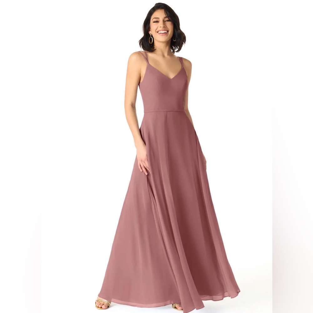 Azazie Janine – Desert Rose – Custom Size (Fits US 6–8)